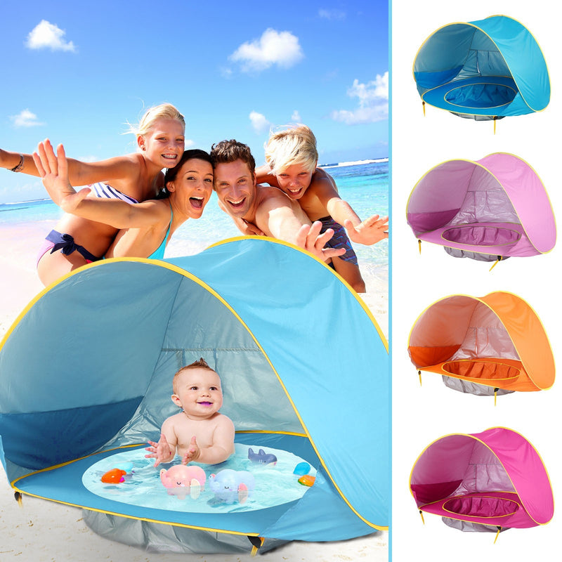 Baby Beach Tent for Kids – Easy Fold-Up Waterproof Awning  