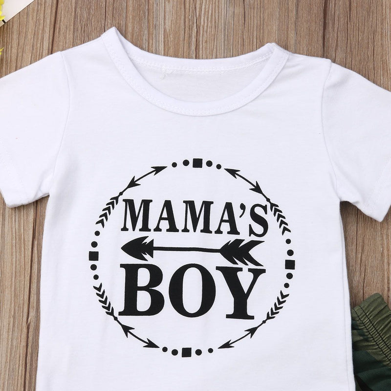 Summer  Boy Clothes Cotton T-Shirt Pants