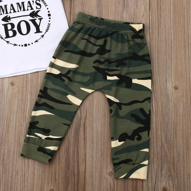 Summer  Boy Clothes Cotton T-Shirt Pants