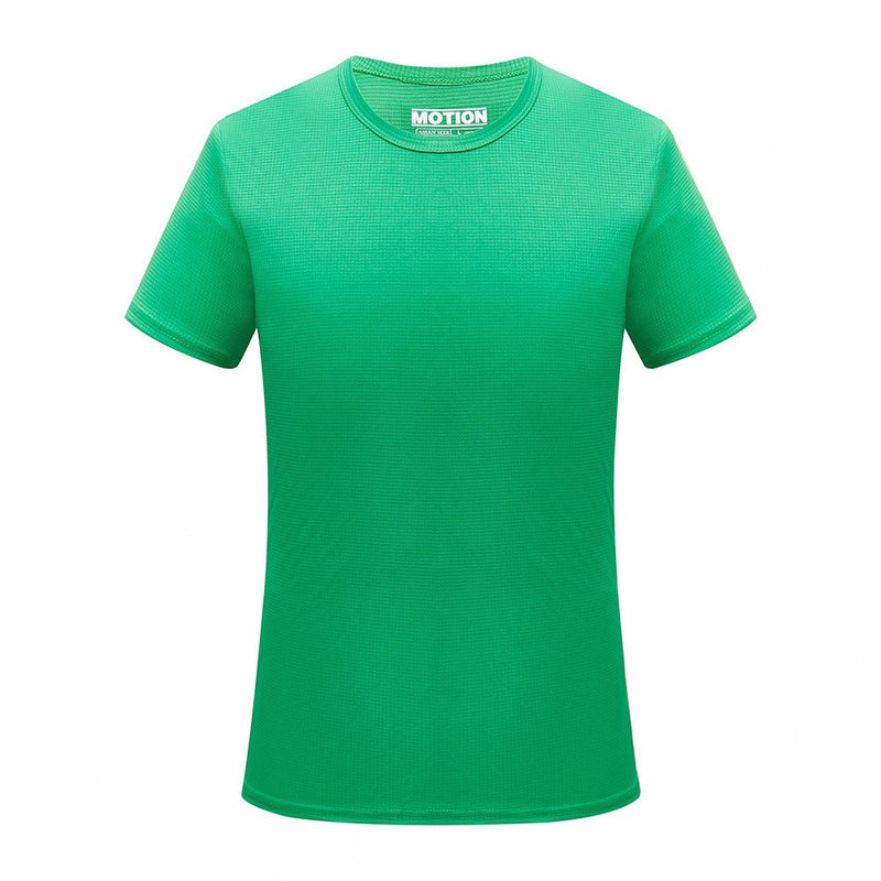 Men Quick Dry T Shirt Running Slim Fit Top Tees Solid Shirts