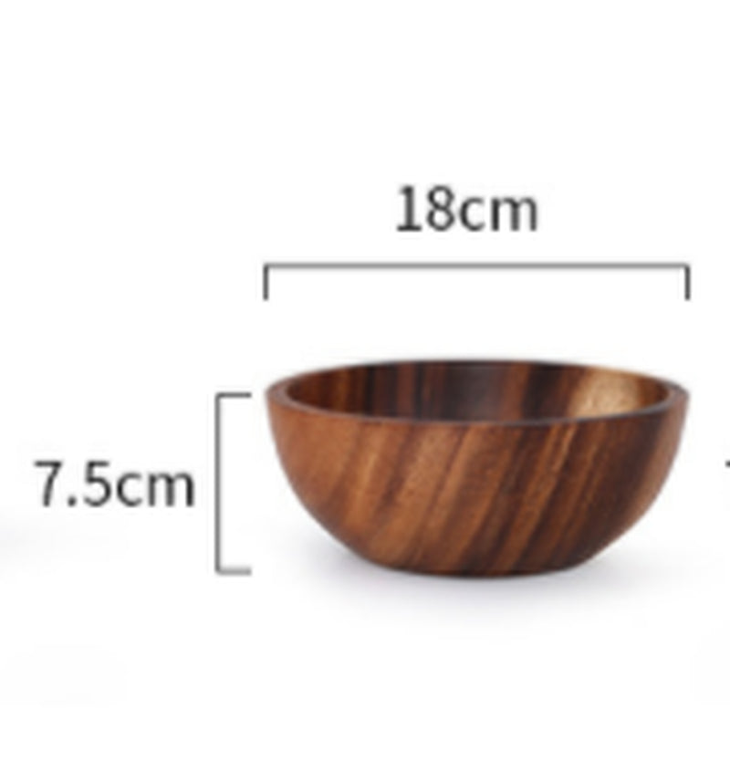 Acacia Wooden Bowl Wooden Tableware