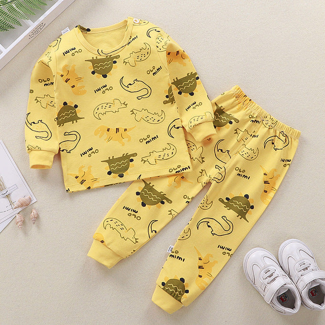 Autumn And Winter Pajamas, Baby Autumn Clothes, Long Trousers, Girls' Home Clothes, Long Sleeves