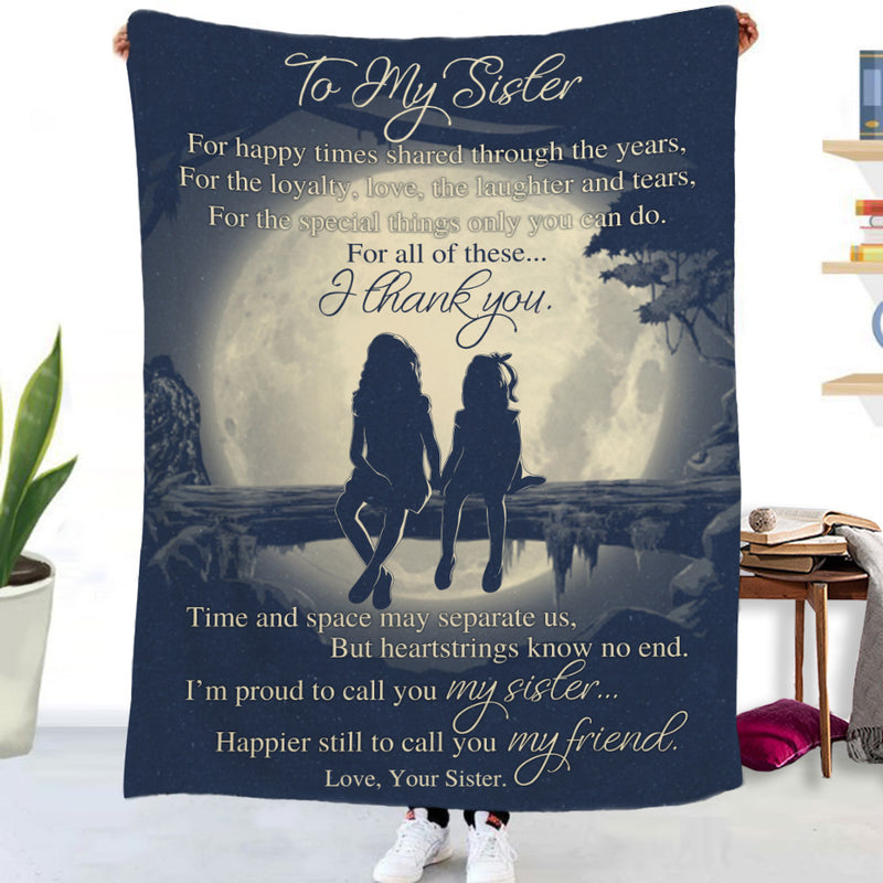 Send Gifts Gifts Sister Series Double-sided Flannel Blankets Air Conditioner